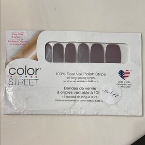 Color Street Nail Polish Strips - Deep Plum